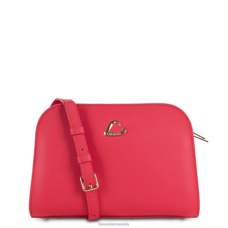 Women Crossbody Bag City Philos 4J6H1683 Bag Fuxia Lancaster Paris