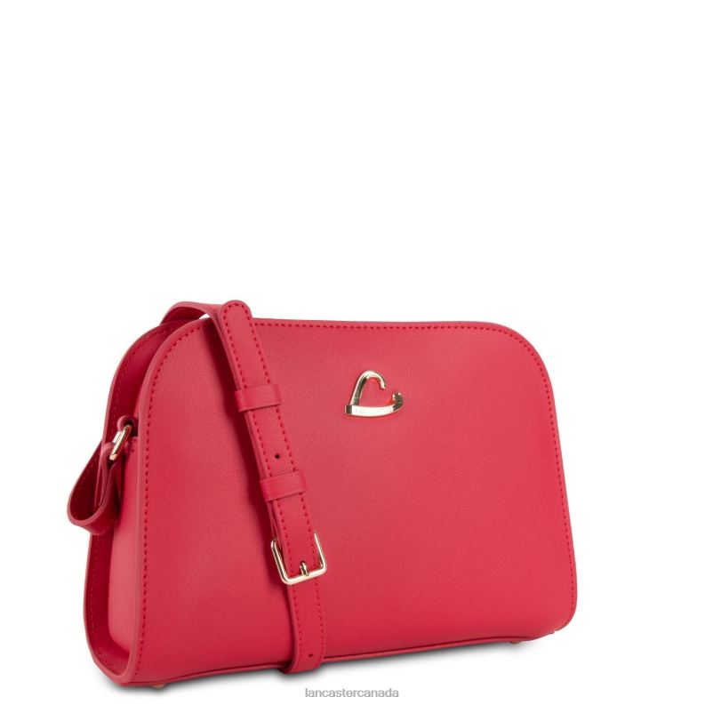 Women Crossbody Bag City Philos 4J6H1683 Bag Fuxia Lancaster Paris