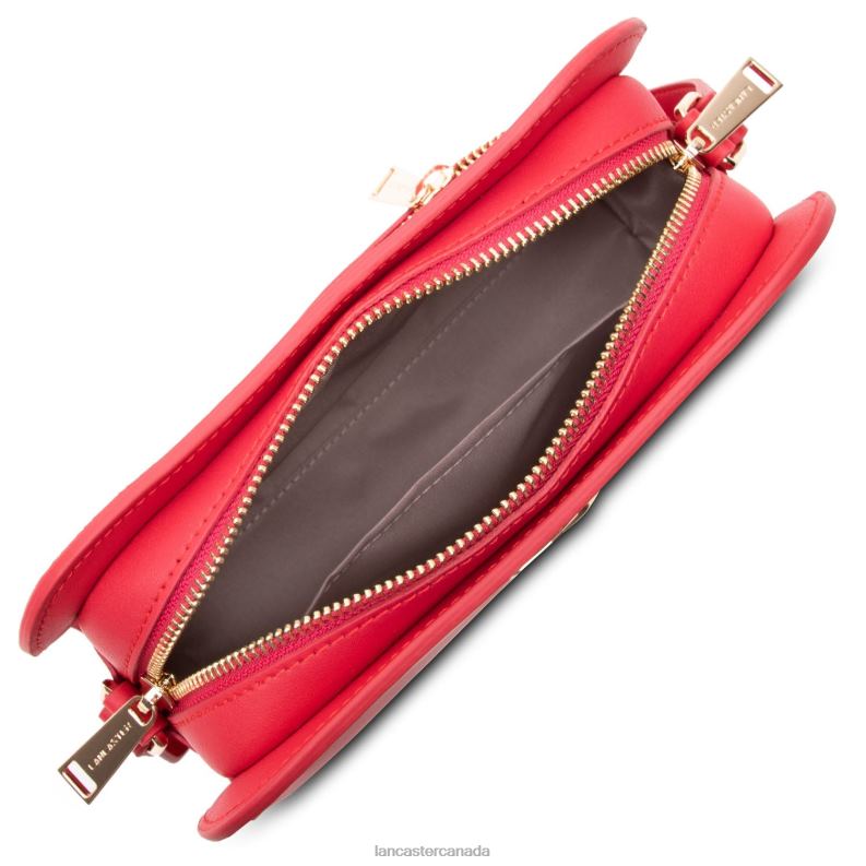 Women Crossbody Bag City Philos 4J6H1683 Bag Fuxia Lancaster Paris