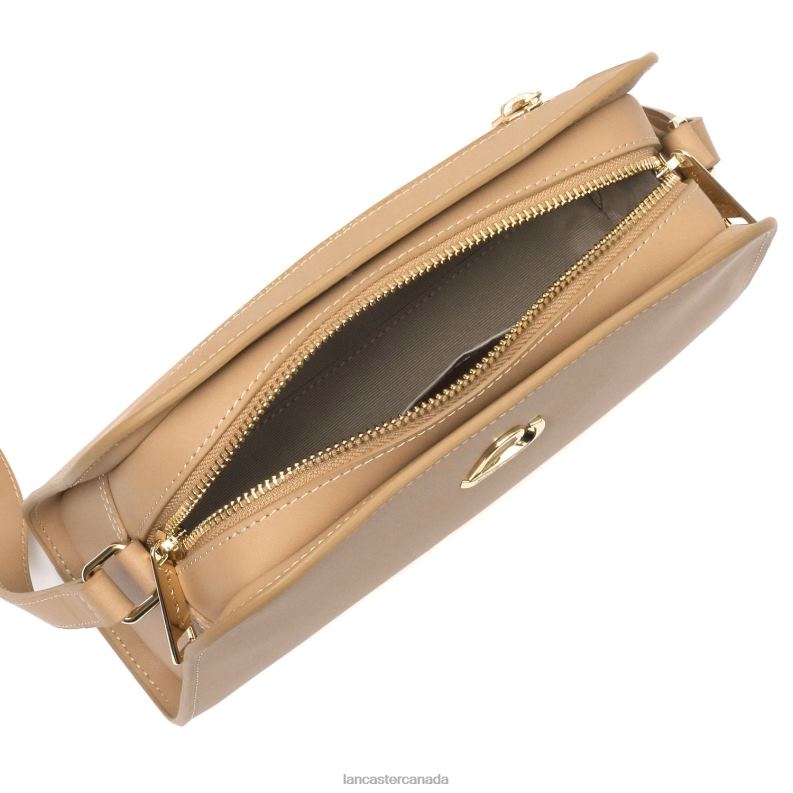 Women Crossbody Bag City Philos 4J6H1684 Bag Naturel Lancaster Paris