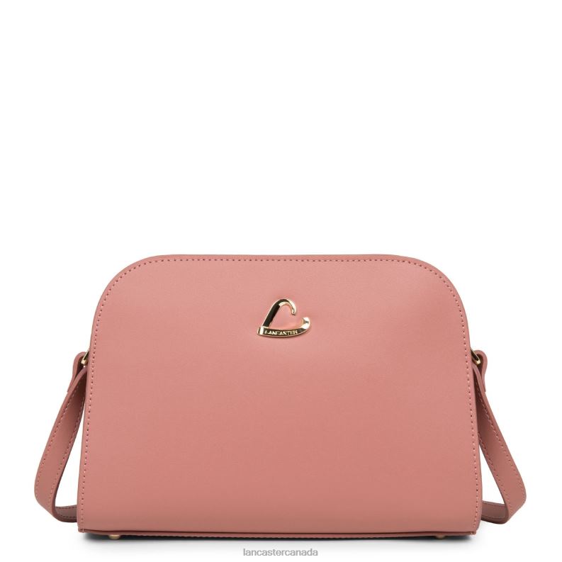 Women Crossbody Bag City Philos 4J6H1690 Bag Rose Cendre Lancaster Paris
