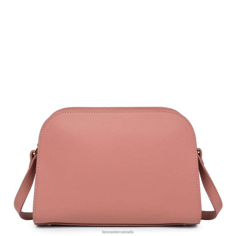 Women Crossbody Bag City Philos 4J6H1690 Bag Rose Cendre Lancaster Paris