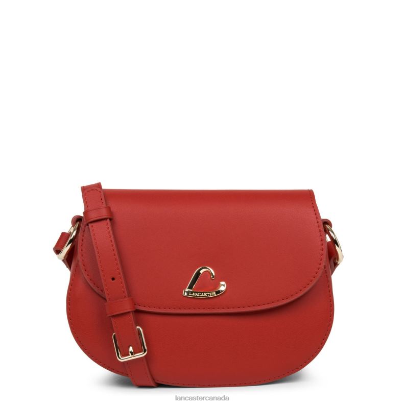 Women Crossbody Bag City Philos New 4J6H2165 Bag Rouge Lancaster Paris