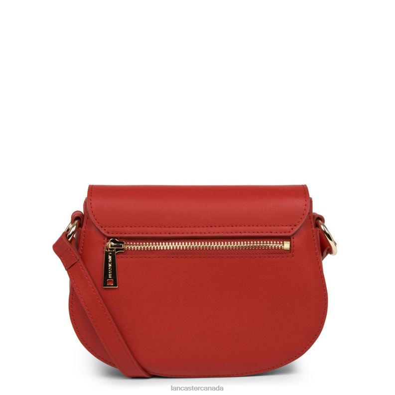 Women Crossbody Bag City Philos New 4J6H2165 Bag Rouge Lancaster Paris