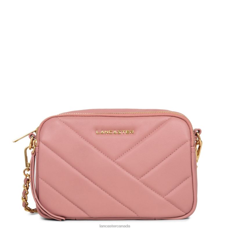 Women Crossbody Bag Croise Matelasse 4J6H2142 Bag Rose Cendre Lancaster Paris