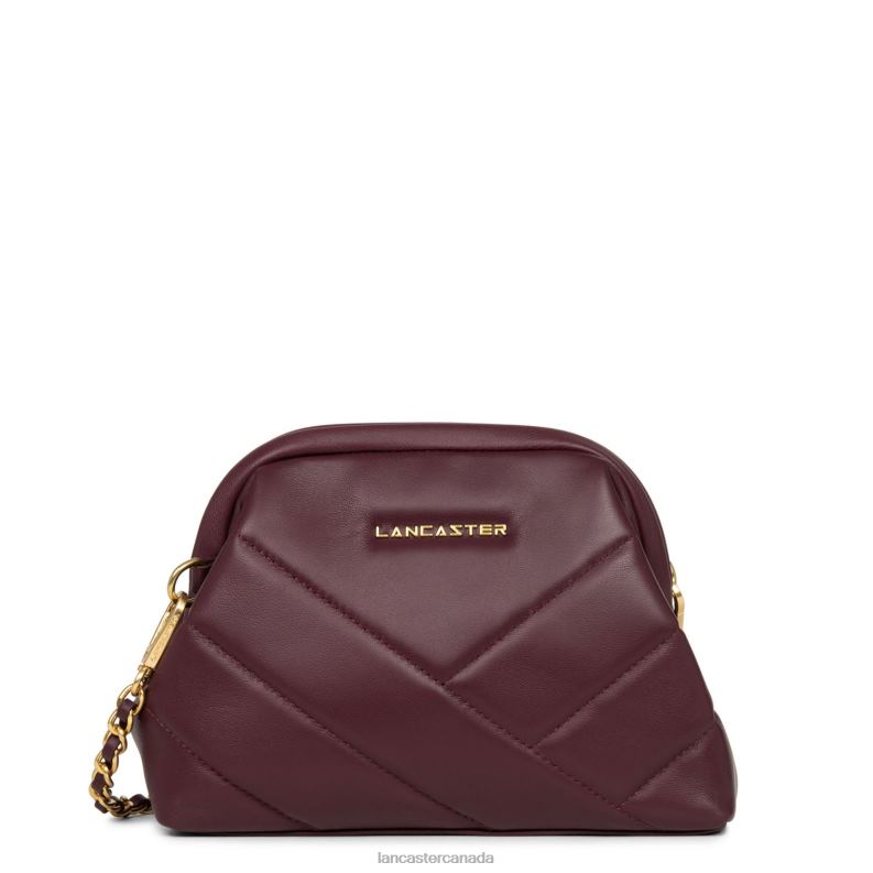 Women Crossbody Bag Croise Matelasse 4J6H2144 Bag Pourpre Lancaster Paris