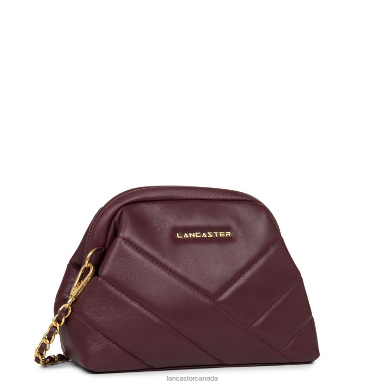 Women Crossbody Bag Croise Matelasse 4J6H2144 Bag Pourpre Lancaster Paris