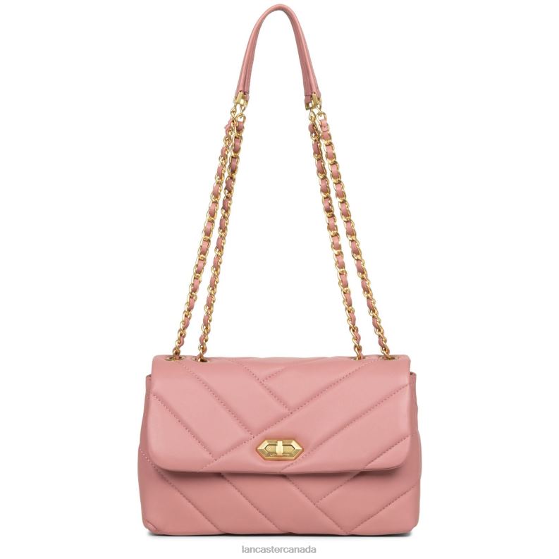 Women Crossbody Bag Croise Matelasse 4J6H2146 Bag Rose Cendre Lancaster Paris