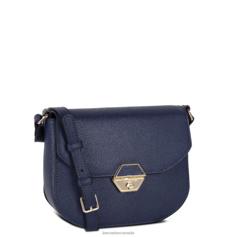 Women Crossbody Bag Delphino 4J6H530 Bag Bleu Fonce Lancaster Paris