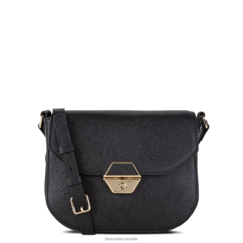 Women Crossbody Bag Delphino 4J6H532 Bag Noir Lancaster Paris