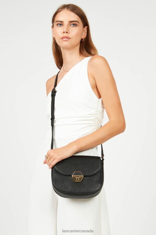 Women Crossbody Bag Delphino 4J6H532 Bag Noir Lancaster Paris