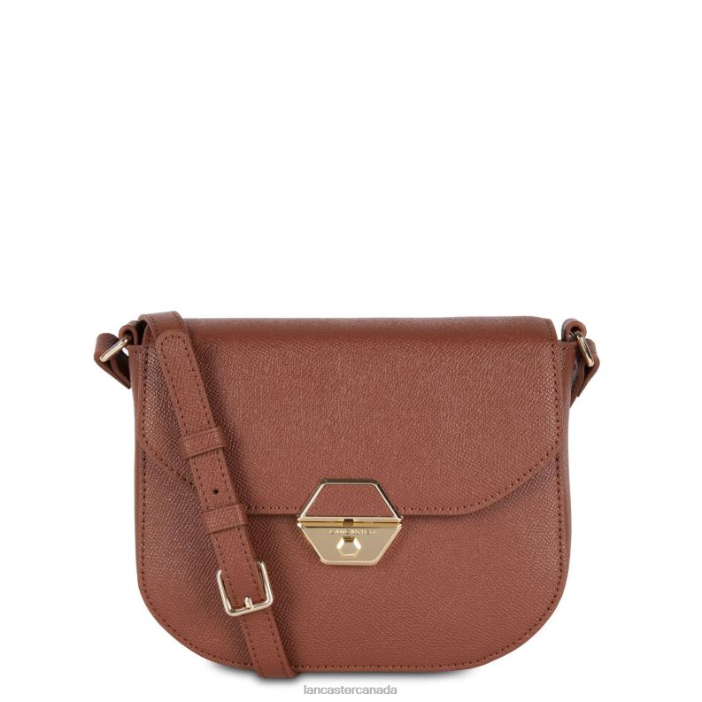 Women Crossbody Bag Delphino 4J6H533 Bag Noisette Lancaster Paris