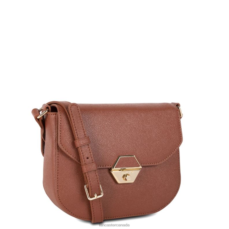 Women Crossbody Bag Delphino 4J6H533 Bag Noisette Lancaster Paris