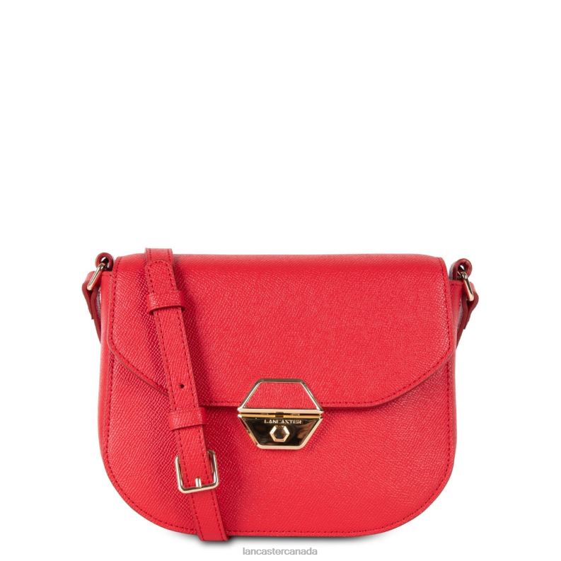 Women Crossbody Bag Delphino 4J6H534 Bag Rouge Lancaster Paris