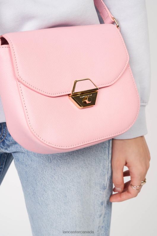 Women Crossbody Bag Delphino 4J6H541 Bag Rose Clair Lancaster Paris