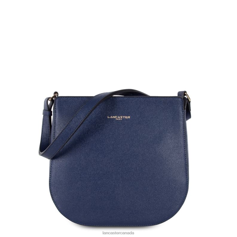 Women Crossbody Bag Delphino New 4J6H2222 Bag Bleu Fonce Lancaster Paris
