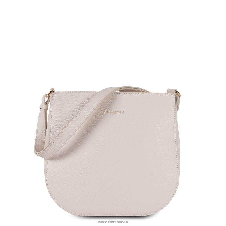 Women Crossbody Bag Delphino New 4J6H2223 Bag Ecru Lancaster Paris