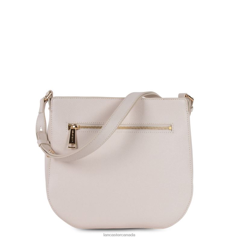 Women Crossbody Bag Delphino New 4J6H2223 Bag Ecru Lancaster Paris