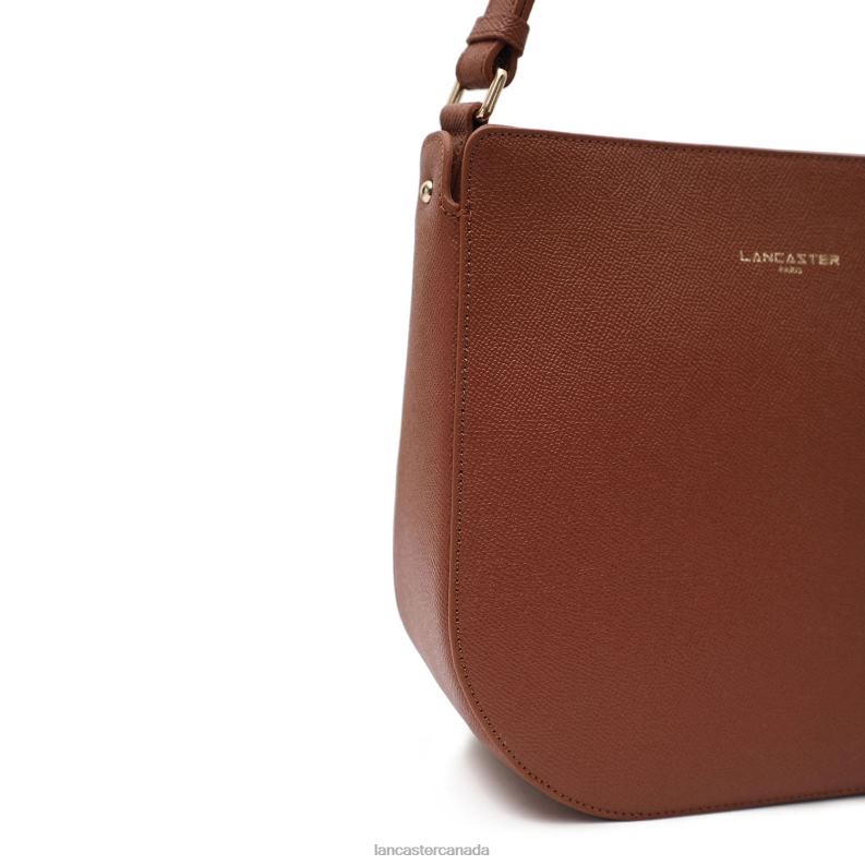 Women Crossbody Bag Delphino New 4J6H2225 Bag Noisette Lancaster Paris