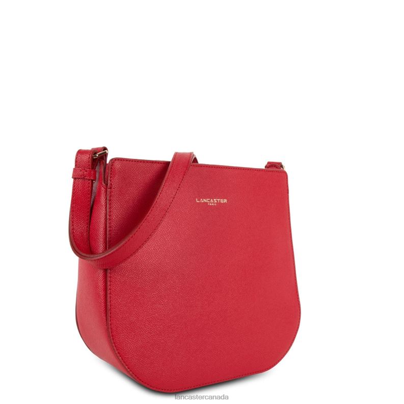 Women Crossbody Bag Delphino New 4J6H2226 Bag Rouge Lancaster Paris