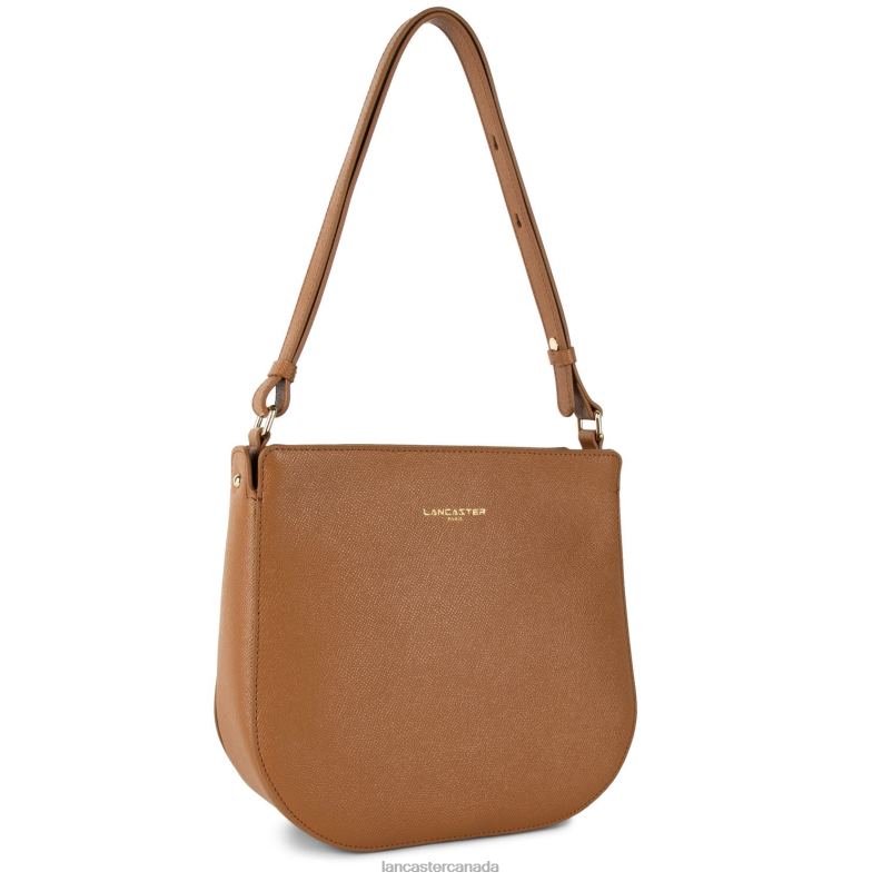 Women Crossbody Bag Delphino New 4J6H2227 Bag Camel Lancaster Paris