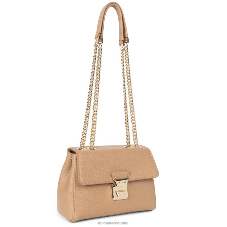 Women Crossbody Bag Delphino Tina 4J6H1470 Bag Naturel Lancaster Paris