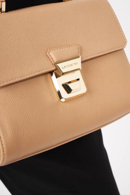 Women Crossbody Bag Delphino Tina 4J6H1470 Bag Naturel Lancaster Paris