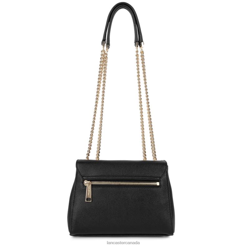 Women Crossbody Bag Delphino Tina 4J6H1474 Bag Noir Lancaster Paris