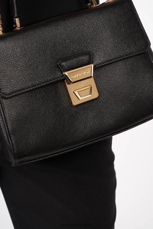 Women Crossbody Bag Delphino Tina 4J6H1474 Bag Noir Lancaster Paris
