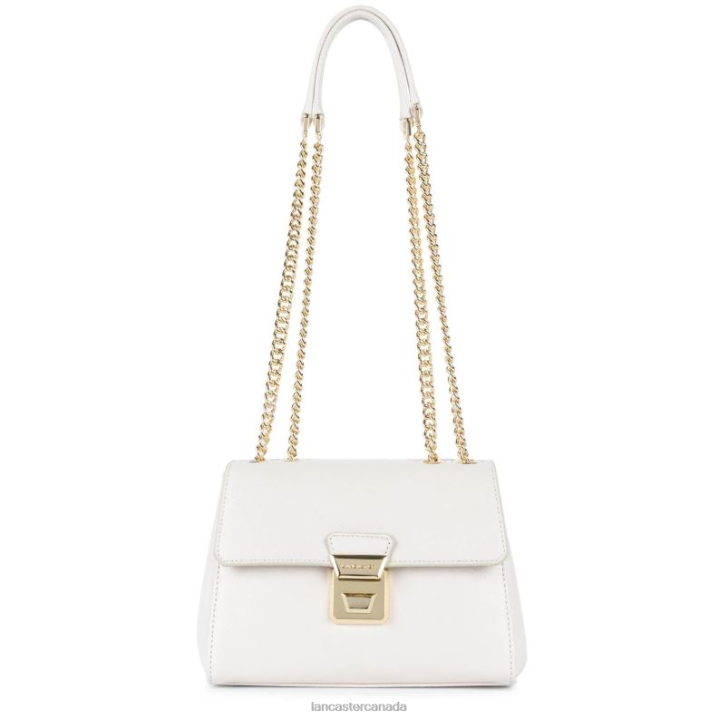 Women Crossbody Bag Delphino Tina 4J6H1475 Bag Ecru Lancaster Paris