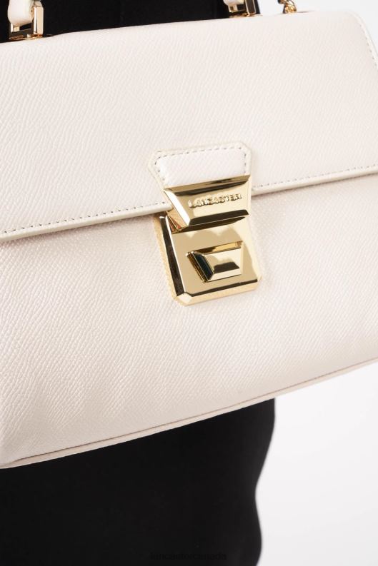Women Crossbody Bag Delphino Tina 4J6H1475 Bag Ecru Lancaster Paris