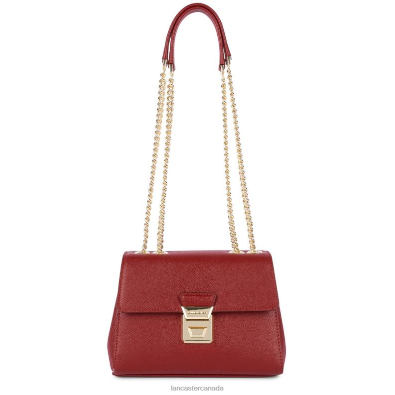 Women Crossbody Bag Delphino Tina 4J6H1477 Bag Carmin Lancaster Paris