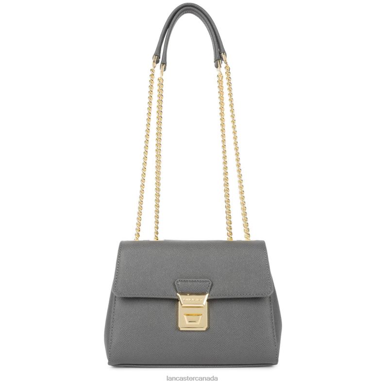 Women Crossbody Bag Delphino Tina 4J6H1478 Bag Gris Lancaster Paris