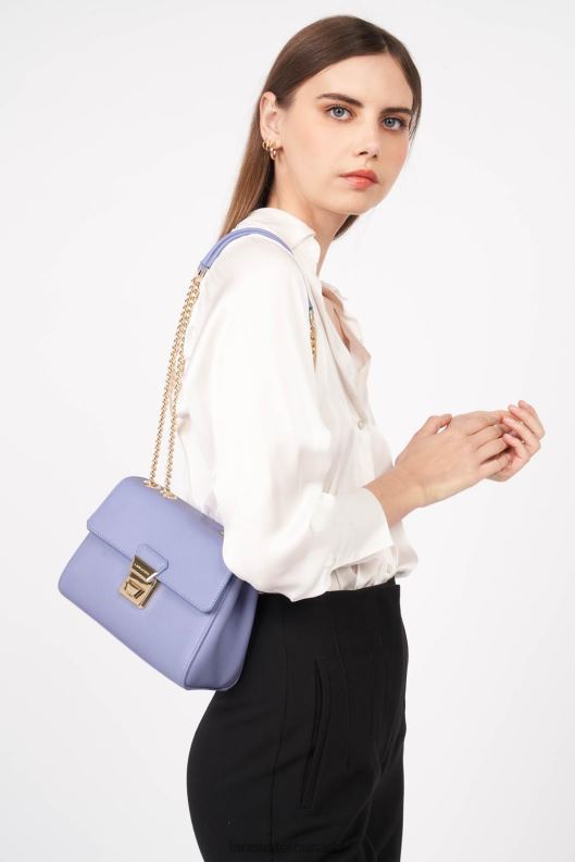 Women Crossbody Bag Delphino Tina 4J6H1479 Bag Lavande Lancaster Paris
