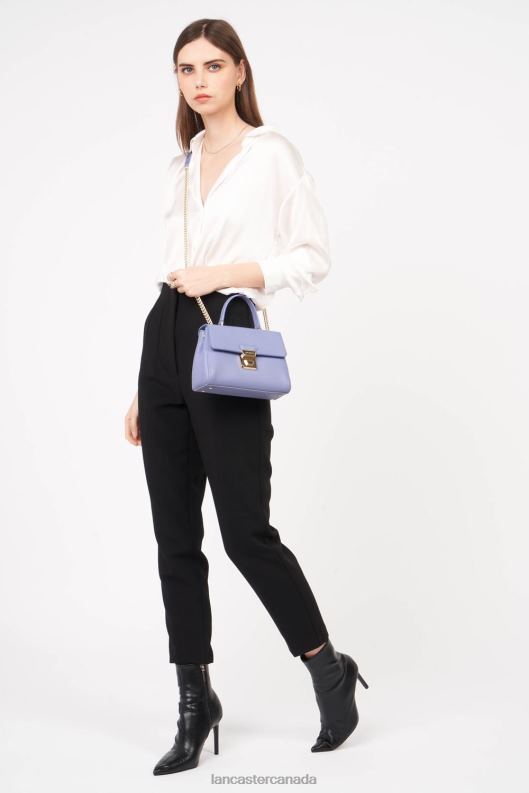 Women Crossbody Bag Delphino Tina 4J6H1479 Bag Lavande Lancaster Paris