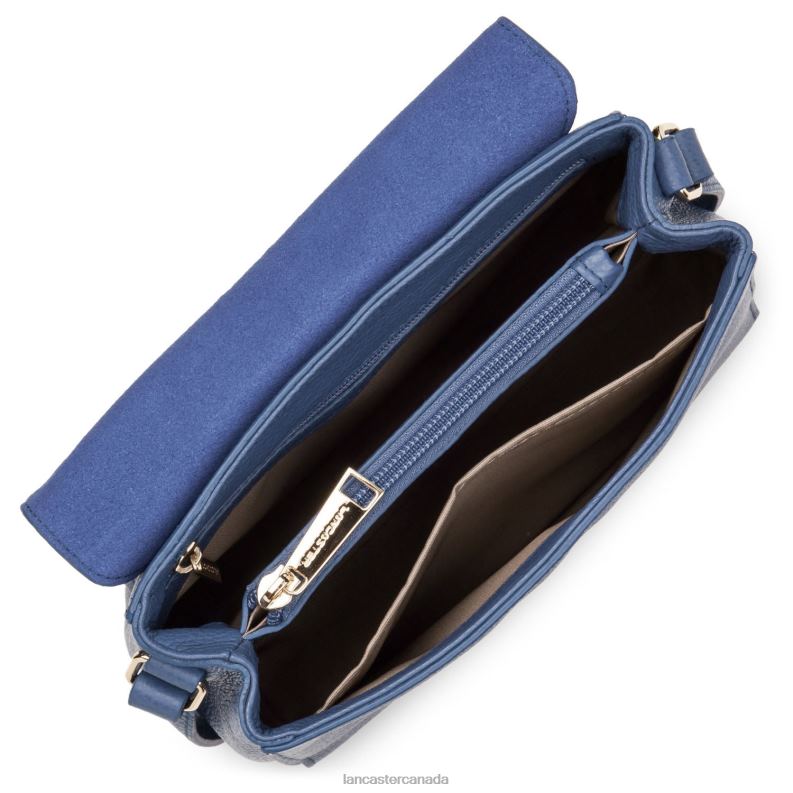 Women Crossbody Bag Dune 4J6H594 Bag Bleu Jeans Lancaster Paris