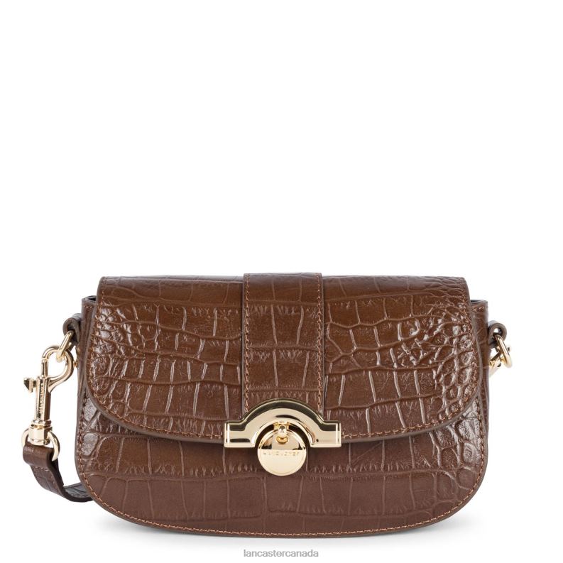 Women Crossbody Bag Exotic Croco Cn 4J6H2409 Bag Vison Lancaster Paris