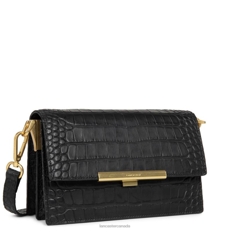 Women Crossbody Bag Exotic Lee 4J6H2029 Bag Noir Lancaster Paris