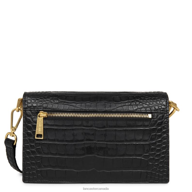 Women Crossbody Bag Exotic Lee 4J6H2029 Bag Noir Lancaster Paris