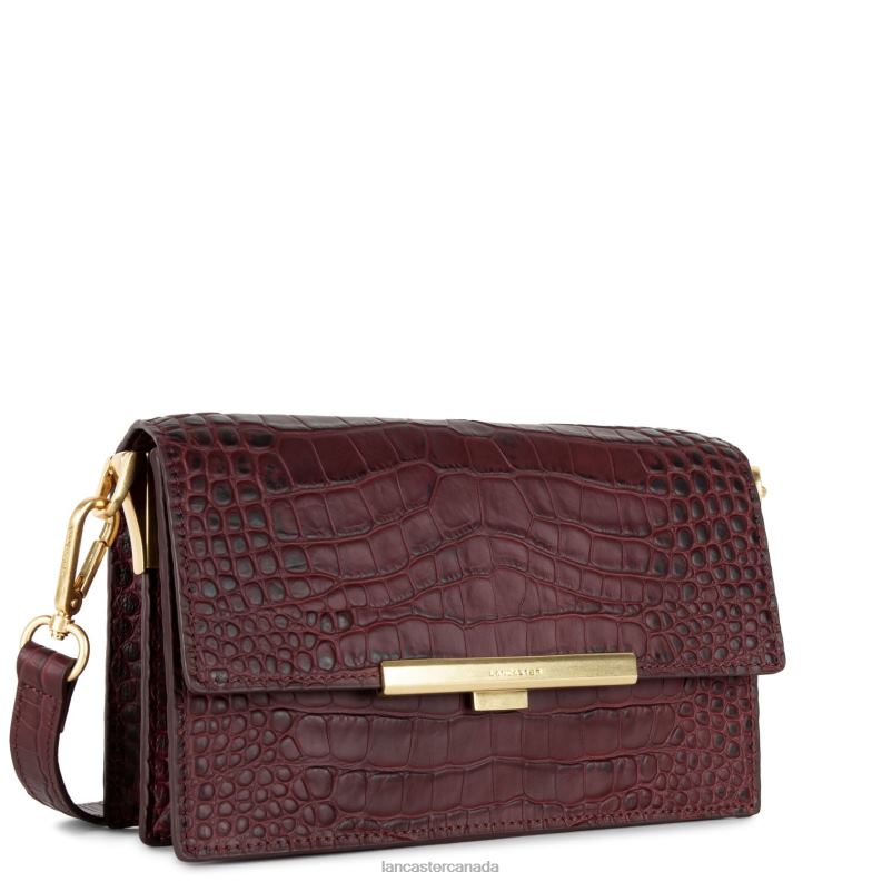 Women Crossbody Bag Exotic Lee 4J6H2033 Bag Pourpre Lancaster Paris