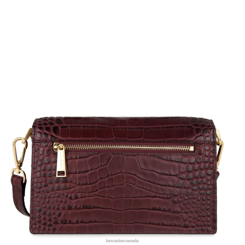 Women Crossbody Bag Exotic Lee 4J6H2033 Bag Pourpre Lancaster Paris