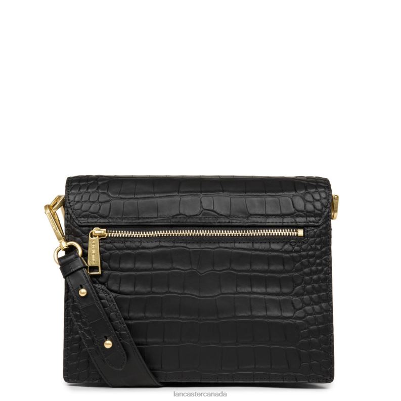 Women Crossbody Bag Exotic Lee 4J6H2034 Bag Noir Lancaster Paris