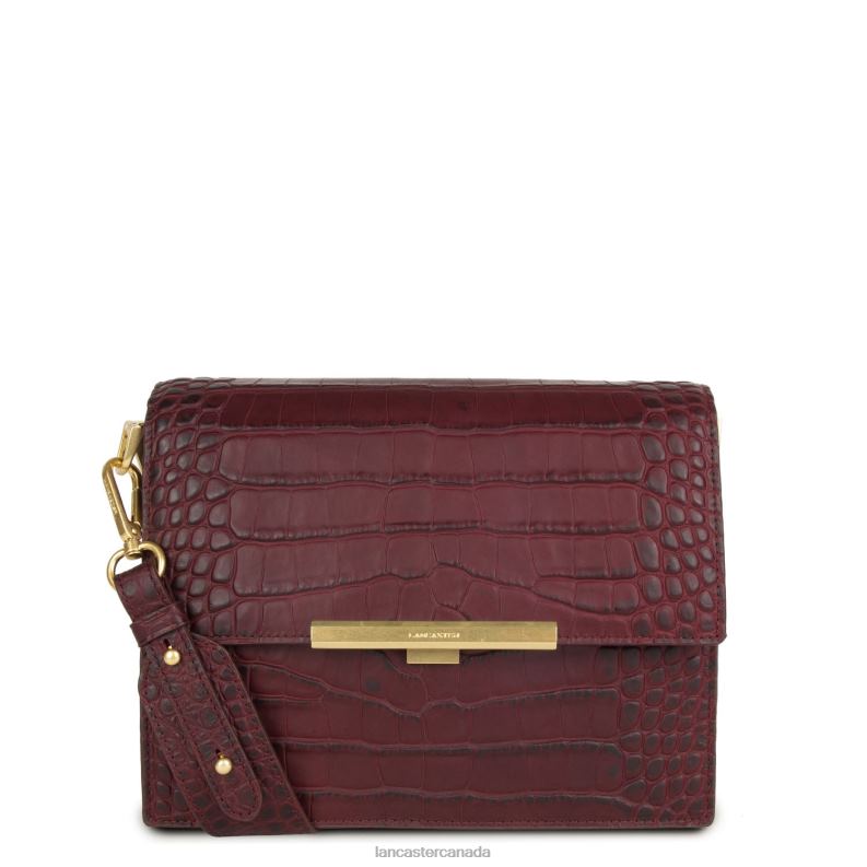 Women Crossbody Bag Exotic Lee 4J6H2037 Bag Pourpre Lancaster Paris