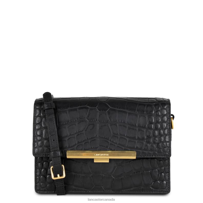 Women Crossbody Bag Exotic Lee New 4J6H2040 Bag Noir Lancaster Paris