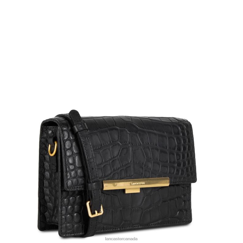 Women Crossbody Bag Exotic Lee New 4J6H2040 Bag Noir Lancaster Paris