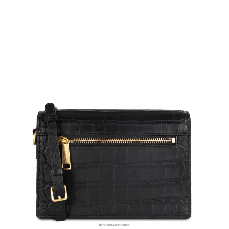 Women Crossbody Bag Exotic Lee New 4J6H2040 Bag Noir Lancaster Paris
