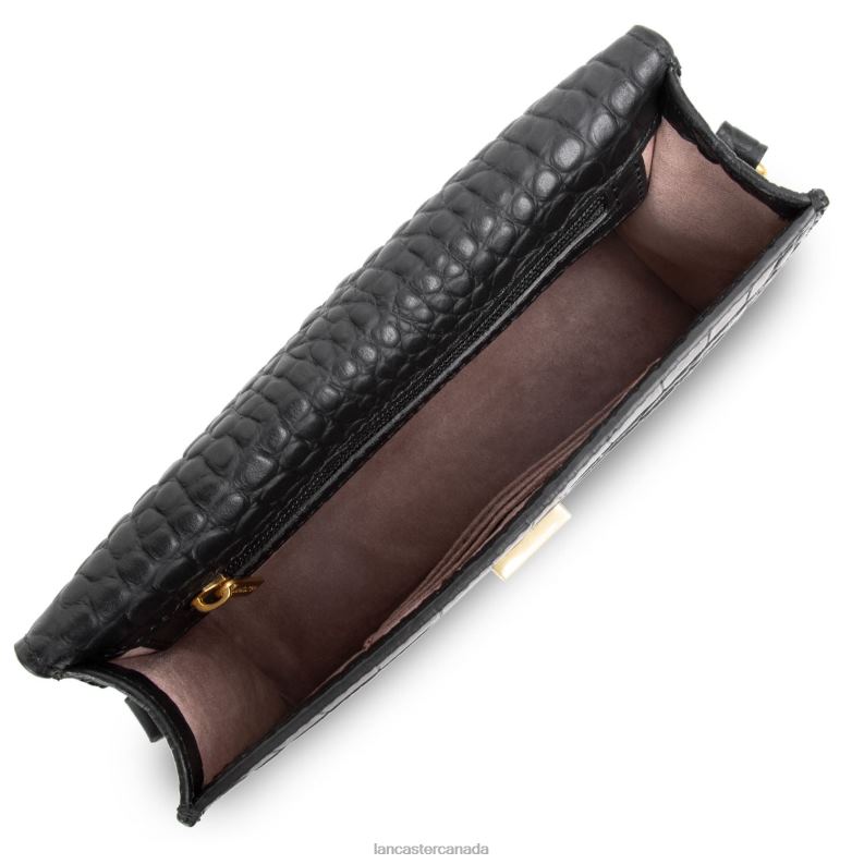 Women Crossbody Bag Exotic Lee New 4J6H2040 Bag Noir Lancaster Paris