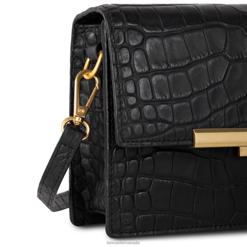 Women Crossbody Bag Exotic Lee New 4J6H2040 Bag Noir Lancaster Paris