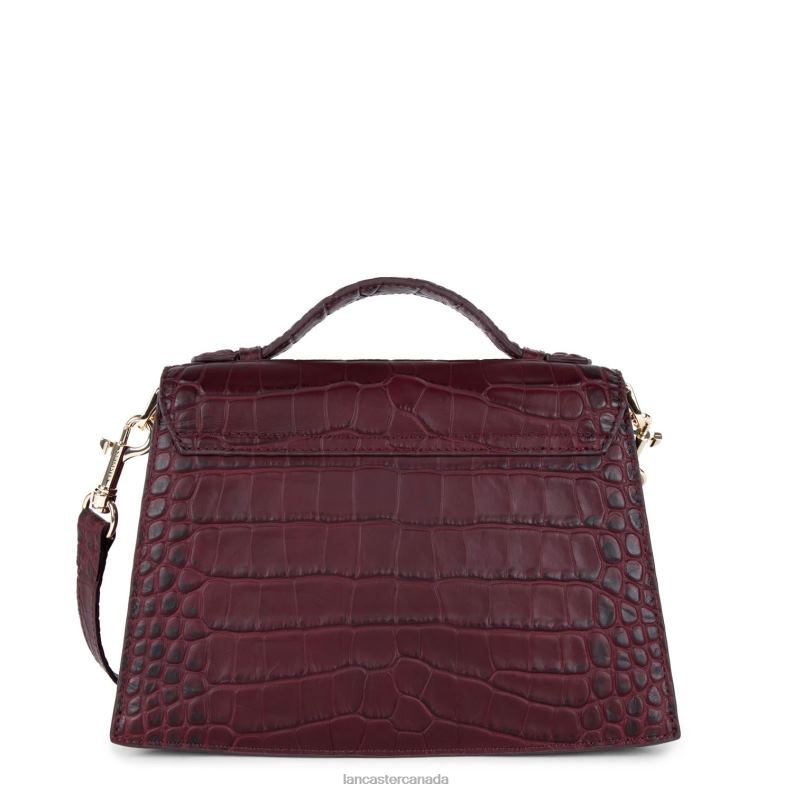 Women Crossbody Bag Exotic Philia 4J6H1992 Bag Pourpre Lancaster Paris