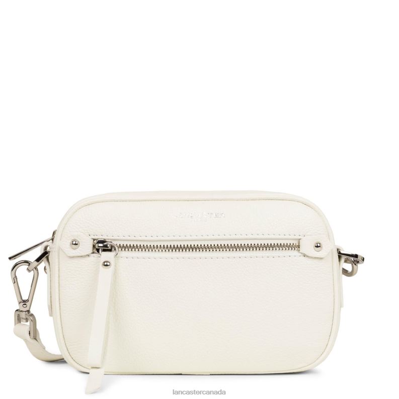 Women Crossbody Bag Firenze 4J6H1571 Bag Blanc Casse Lancaster Paris
